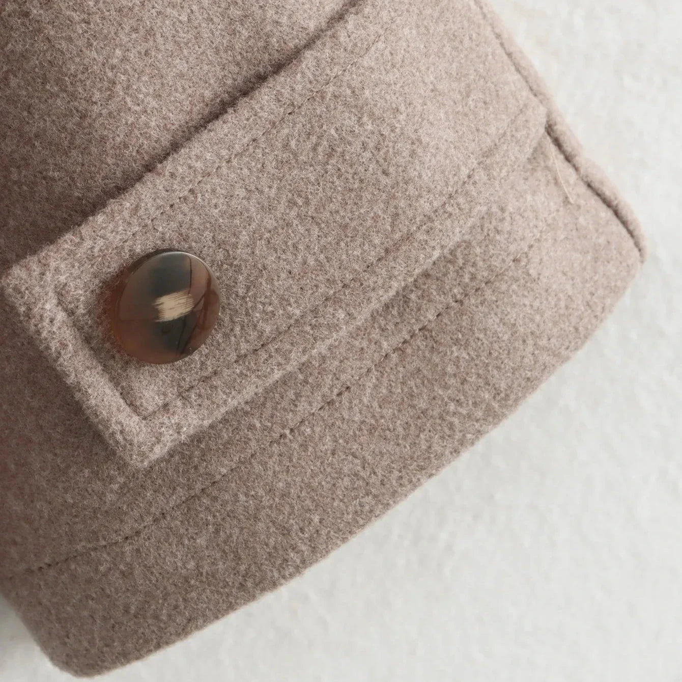 ELENA Oversized Sjaal-Kraag Jas
