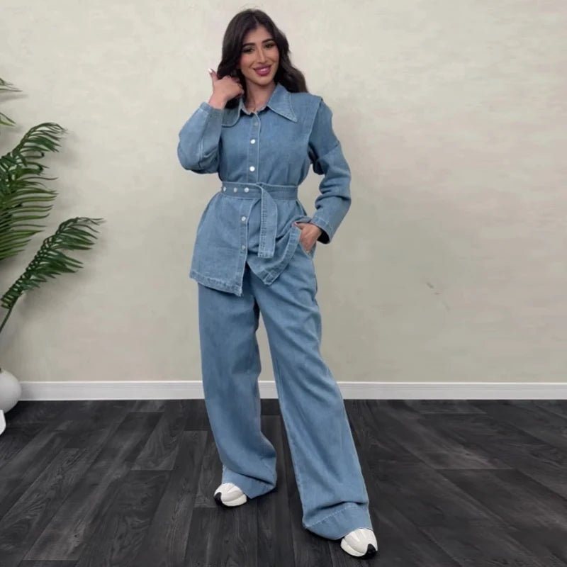 MIA Denim 2-delig broekset